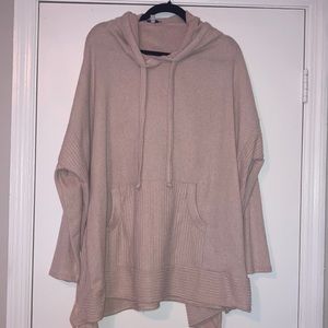 Cream hoodie white birch